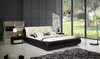 KING  FERGUSON  LEATHERETTE  BED (B007) - ASSORTED COLORS AVAILABLE