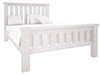 KING DENALI BED (VAL-031) (MODEL 1-12-1-19-11-1) - BRUSHED  WHITE