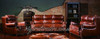 PREMIER   3S  SEATER  VINTAGE FULL LEATHER SOFA  - ASSORTED COLOURS