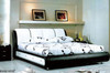 QUEEN  GIMMY   LEATHERETTE BED (CD060) - ASSORTED COLORS