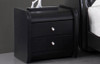 SAMANTHA  QUEEN 3 PIECE   LEATHERETTE BEDSIDE (10#) BEDROOM SUITE  (A9326) - ASSORTED COLOURS (MADE TO ORDER)