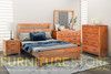 BUSTIN SINGLE  OR KING SINGLE 3 PIECE BEDROOM SUITE  - (6-18-1-14-11) -  BALTIC(#503) 