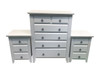 MANILLA (AUSSIE MADE) 3 PIECE CHEST SET WITH RING HANDLES (6+3+3) - ASSORTED PAINTED COLOURS