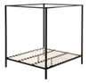 KING ADEN 4 POSTER METAL BED (817863) - BLACK