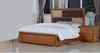  KING  DUAS (614) BED WITH LED LIGHTS ON BEDHEAD (MODEL 1-21-4-18-5-25) - MAPLE