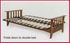 STATES FUTON SOFA BED EXCLUDING MATTRESS (MODEL4-5-12-20-1) - WHITE (AS PICTURED)