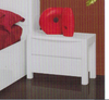 NEW YORK  DOUBLE OR  QUEEN 4   PIECE (TALLBOY) BEDROOM SUITE  - (MODEL:32)- HI GLOSS WHITE