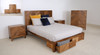 KALISTA   QUEEN 4  PIECE (TALLBOY) OAK BEDROOM SUITE  (MODEL: OR-301) - AS PICTURE