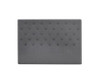 UNLA  KING FABRIC BEDHEAD ONLY - DARK GREY