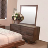 SUSAN V  FOUR (4) DRAWER DRESSER WITH MIRROR  - 800(H) X 1450(W) - COLOUR AS PICTURED