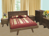 SUSAN (AUSSIE MADE) QUEEN 4 PIECE (TALLBOY) BEDROOM SUITE - TASSIE OAK COMBINATION - ASSORTED COLOURS AVAILABLE