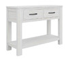 MILDRED HALLWAY / CONSOLE TABLE (1100W) WITH 2 DRAWERS - (6-12-15-9-14-1) - WHITE WASH