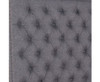 SEAN KING TUFTED LINEN FABRIC BEDHEAD - CHARCOAL