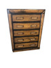 DAVINA 5  DRAWER TALLBOY CHEST  - (MODEL:2.18.15.15.11.12.25.14)-COLOUR  AS PICTURED