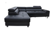  BELLAGIO  2 SEATER WITH RIGHT OR LEFT HAND FACING CHAISE   - BLACK