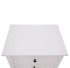 CHANELLE KING 3 PIECE BED PANEL BEDSIDE BEDROOM SUITE - (22-9-5-14-14-1) - WHITE