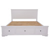 CHANELLE KING 4 PIECE (TALLBOY) BEDROOM SUITE (22-9-5-14-14-1) - WHITE