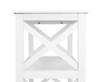 JARINE CONSOLE / HALL TABLE WITH SHELVES - 1000(W) - WHITE