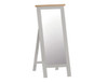 SPENCER (TT-CM-G) CHEVAL MIRROR - GREY / LIGHT OAK (2 TONE)