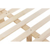 KING SPENCER (TT-60-W) BED FRAME ONLY - BRIGHT WHITE  / LIGHT OAK (2 TONE)