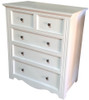 ANZAC (AUSSIE MADE) KING 4 PIECE TALLBOY BEDROOM SUITE - WHITE