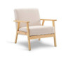 ARRAY FABRIC SINGLE SEATER CHAIR (MODE:8033) - BEIGE