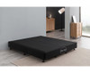FEATHER COMFORT  QUEEN  SIZE MATTRESS BASE ONLY - BLACK