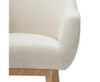 ACCON FABRIC LOUNGE ARMCHAIR - BEIGE