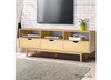 ETINA SCANDINAVIAN ENTERTAINMENT UNIT WITH 3 DRAWERS - 600(H) x 1600(W) - NATURAL