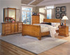 KING CREEK 5 PIECE (DRESSER )  BEDROOM SUITE - (MODEL:8225)  -  BEIGE