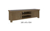 COTTAGE BILLABONG TWO  DRAWER  ENTERTAINMENT UNIT - 550(H) X 1800(W) -COLOUR AS PICTURED