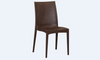 DELTA PLASTIC DINING CHAIR (SET OF 4) - BROWN