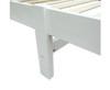 SINGLE CARTER TIMBER BED - WHITE 