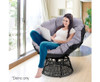 GARDON PAPASAN OUTDOOR / INDOOR  CHAIR - BLACK