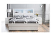 ROGAN SINGLE OR KING SINGLE 4  PIECE BEDROOM SUITE - (MODEL:LS 718 KS/S)  -HIGH  GLOSS WHITE