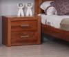 MANDANI BEDSIDE TABLE WITH 2 DRAWERS -  (MODEL-23-5-12-12-9-14-20-15-14) - AS PICTURED