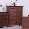 BRADLEY  4  DRAWER TALLBOY CHEST  (MODEL:3-1-18-15-12-9-14-5) - AS PICTURED