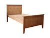 KING SINGLE LANCASTER SOLID TIMBER PANEL BED WITH SINGLE TRUNDLE BED - (MODEL:12-5-15) - AS PICTURED