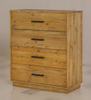 SYRACUSE DOUBLE OR QUEEN 4 PIECE (TALLBOY ) BEDROOM SUITE - (MODEL:1-21-7-21-19-20) - RUSTIC