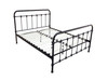 DOUBLE MARLEY METAL BED - BLACK OR WHITE