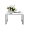 ADAH LAMP TABLE - 600(W) x 600(D) - HIGH GLOSS  WHITE