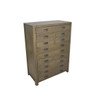 TERRENCE QUEEN 4 PIECE TALLBOY BEDROOM SUITE - WASHED OAK