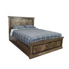   MOSAIC QUEEN 4 PIECE (TALLBOY ) OAK TIMBER  BEDROOM SUITE - ASH OAK