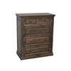   MOSAIC QUEEN 4 PIECE (TALLBOY ) OAK TIMBER  BEDROOM SUITE - ASH OAK