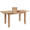 ELEGANCE 7 PIECE DINING SETTING WITH EXTENSION TABLE - 1600/2000(W) x 850(D) - LIGHT OAK