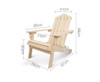 ORBITS 5 PIECE OUTDOOR WOODEN BEACH TABLE AND CHAIR SET - NATURAL