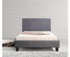 BELLA KING SINGLE FABRIC BED FRAME  -  GREY