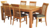 NOVA (AUSSIE MADE) HARDWOOD DINING TABLE - 1500(W) x 900(D) - ASSORTED COLOURS