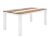 ROVER HARDWOOD DINING TABLE - 2000(W) x 1000(D) - (4-15-22-5-18) - WHITE CARCASS / MULTI-COLOR TOP