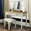 EXCLUSIVE COLLECTION: DOUBLE OR QUEEN HAMPSTEAD 6 PIECE (THE LOT) BEDROOM SUITE + STOOL - SOFT GRAY PALE OAK - FREE SHIPPING